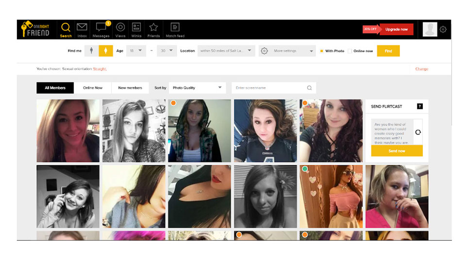 Who are the users of OneNightFriend?