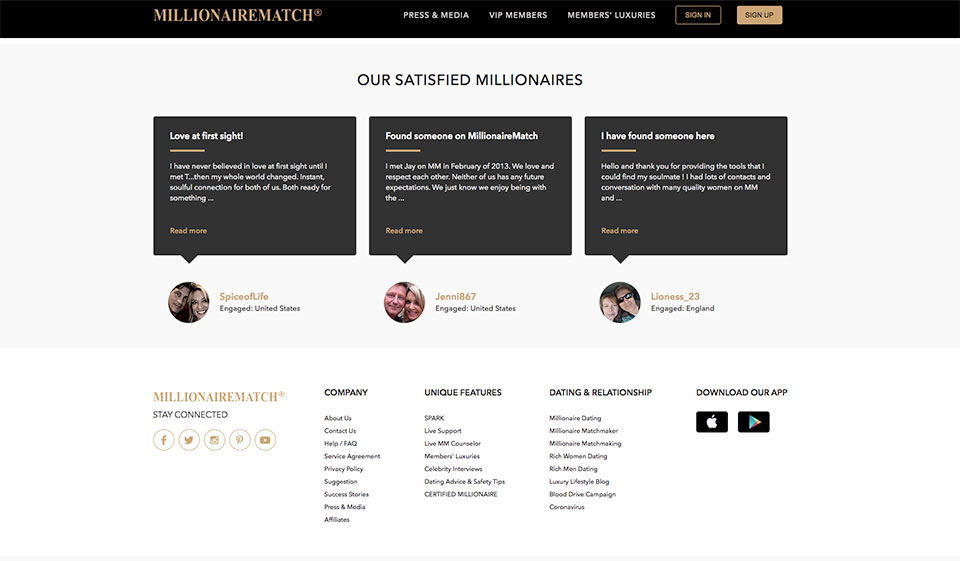 Recensione Millionaire Match