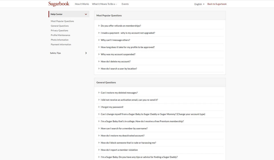 Preguntas Frecuentes SugarBook